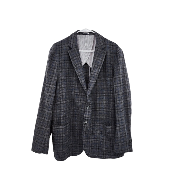 Peter Millar Men's Wool Blend Plaid Blazer - XL - Picture 1 of 8